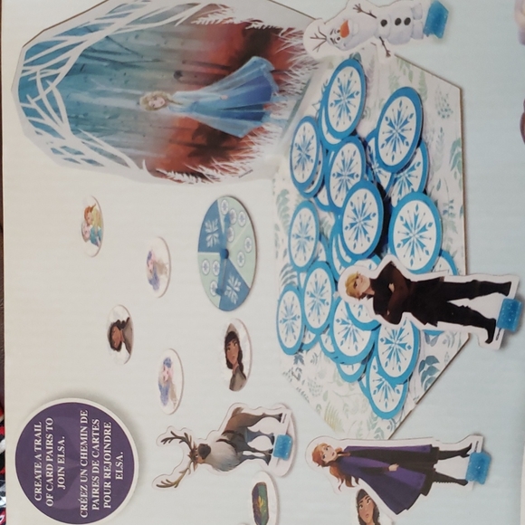 New Disney Frozen 2 Game Snowflake Journey Spin master Elsa Boardgame  Spinner - Picture 1 of 7